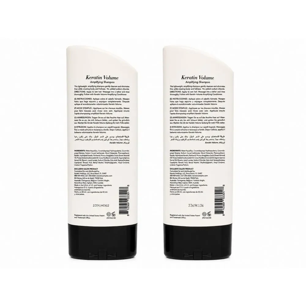 Keratin Complex Keratin Volume Amplifying Shampoo Duo 13.5 fl oz / 400ml x2